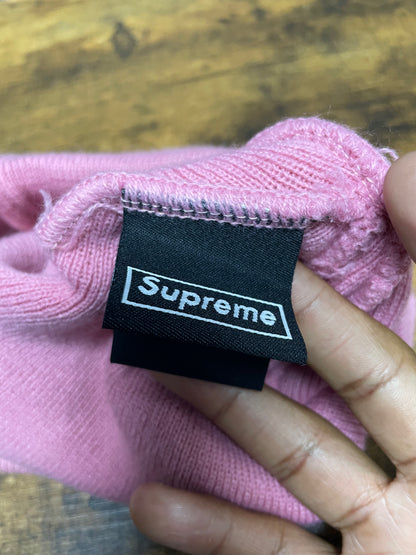 OS-Supreme FW24 Pink Box Logo Beanie