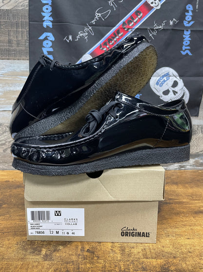 12-Supreme Clarks Wallabee Patent Leather Boot