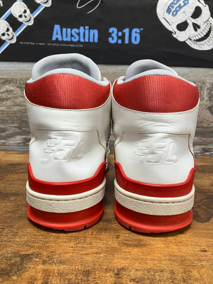 10-Louis Vuitton LV Trainer Sneaker Mid Top