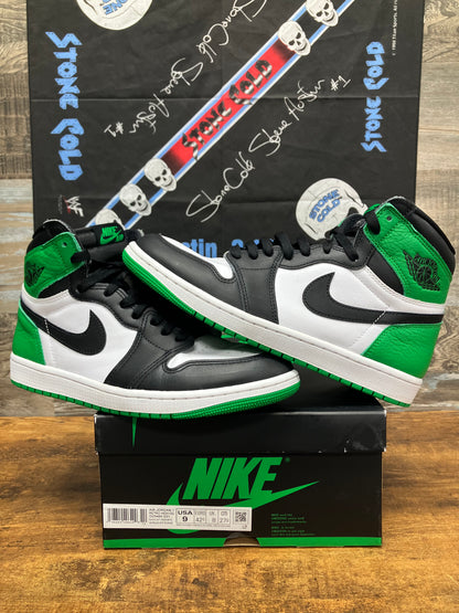 9-Air Jordan 1 High Lucky Green