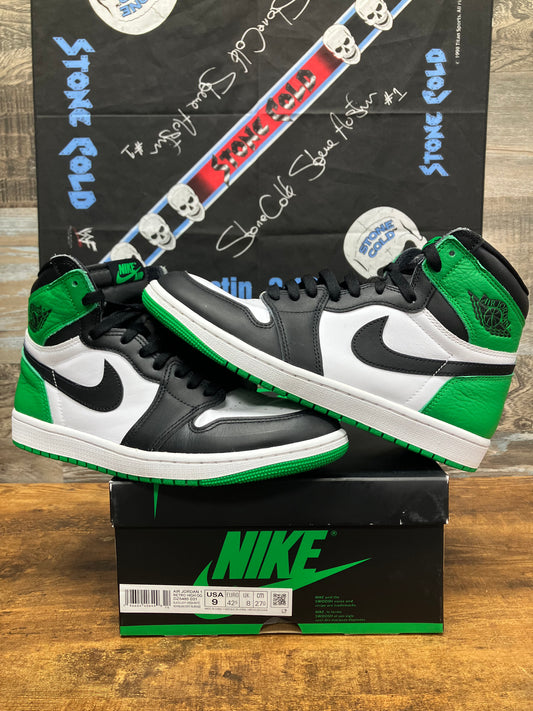 9-Air Jordan 1 High Lucky Green