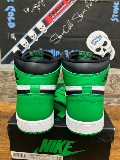 9-Air Jordan 1 High Lucky Green