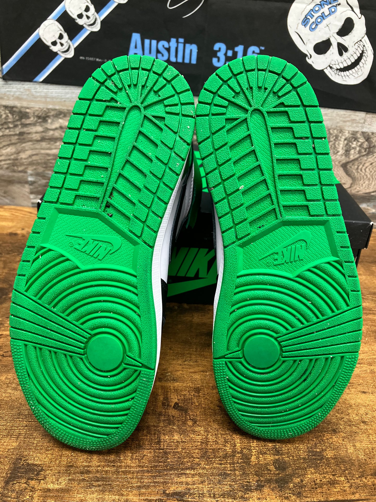 9-Air Jordan 1 High Lucky Green