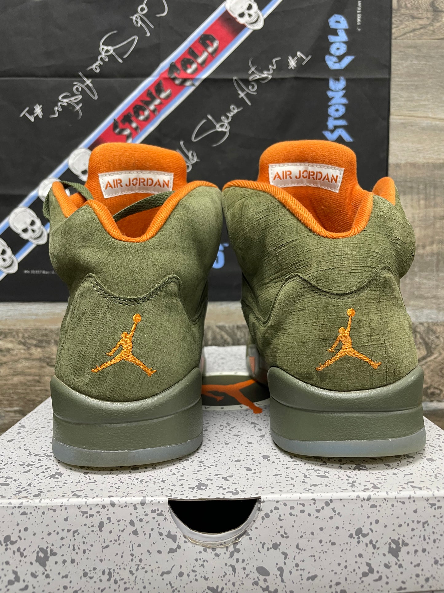 10.5-Jordan 5 Retro Olive