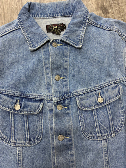 XL-RRL Light Wash Denim Trucker Jacket