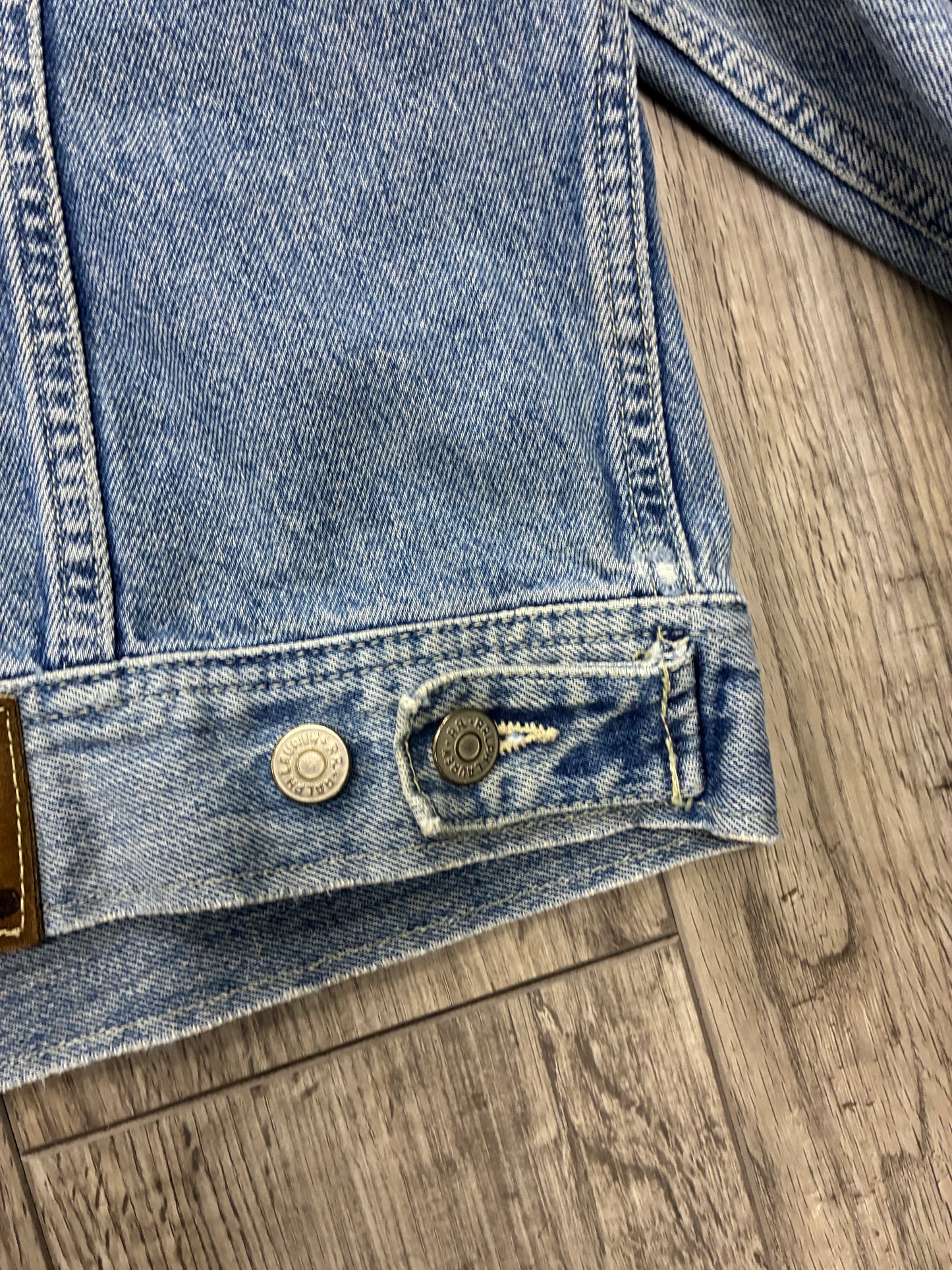 XL-RRL Light Wash Denim Trucker Jacket