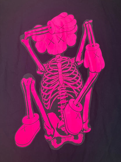 XL-Kaws Skeleton New Fiction tee