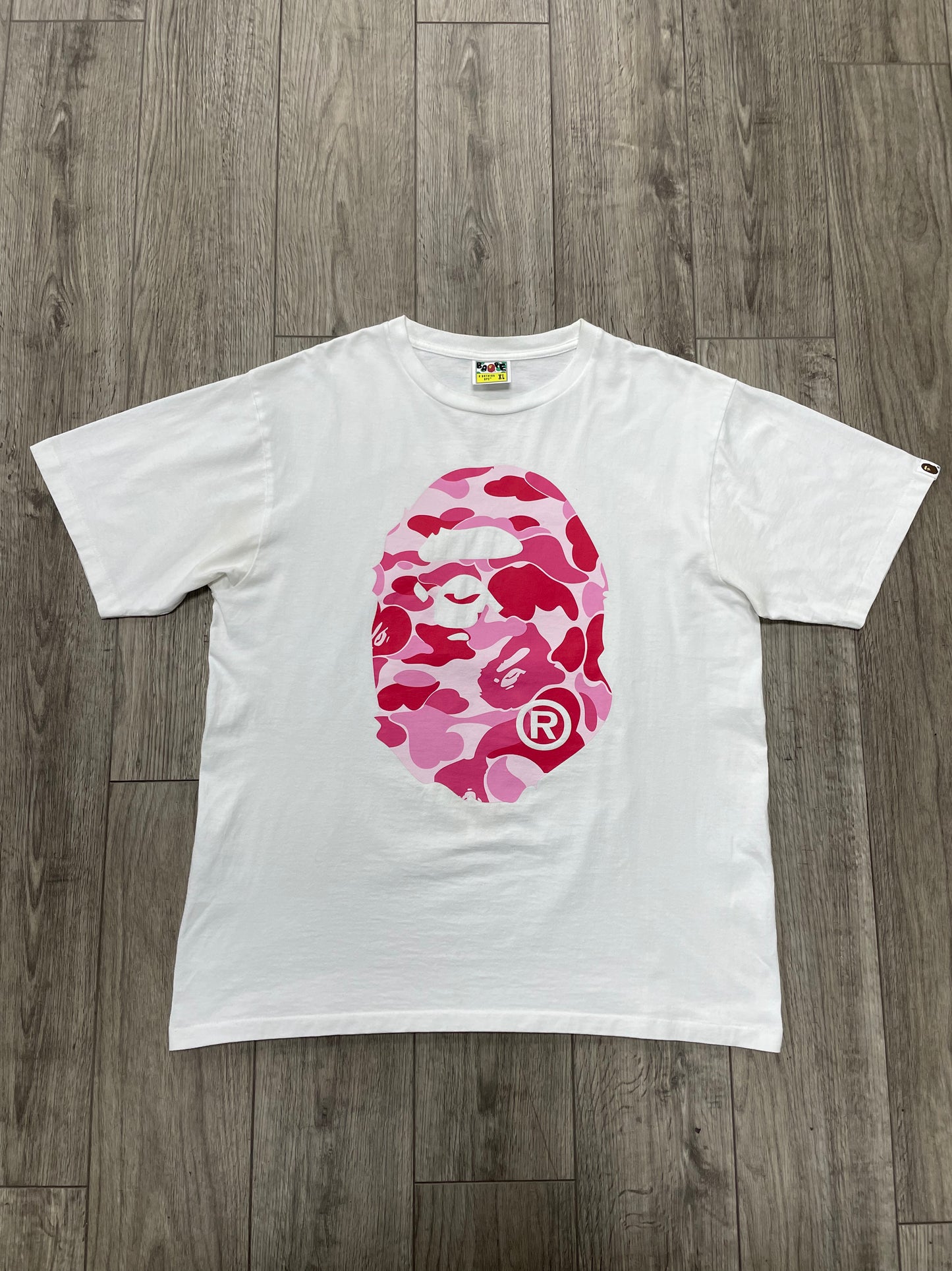 XL-Bape ABC Camo Big Ape Head Tee