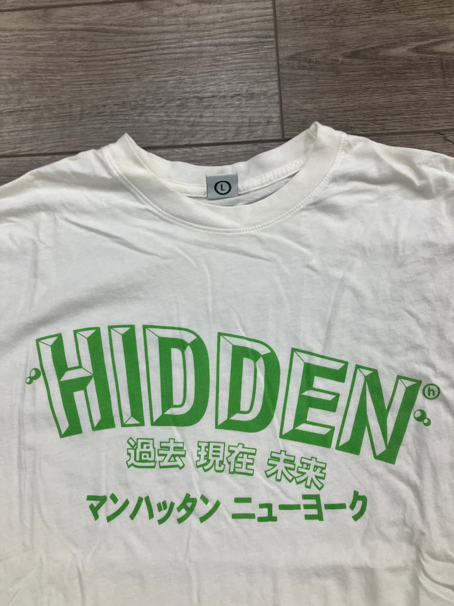 Hidden NY Graphic Tee Natural Size L