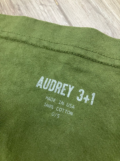 Hidden NY Olive Puff Print Tee Size L