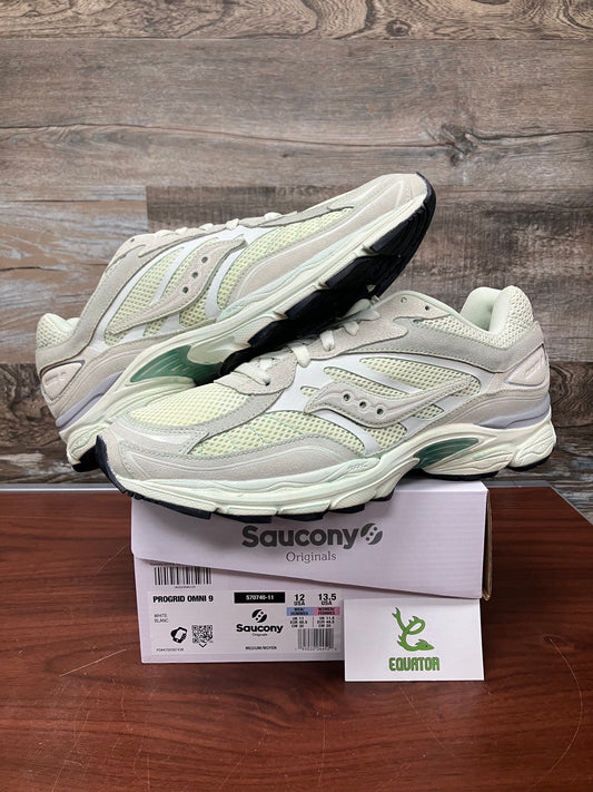 Saucony “Atmosphere” X TBG ProGrid Omni 9 Premium Hand Dyed Sage Size 12