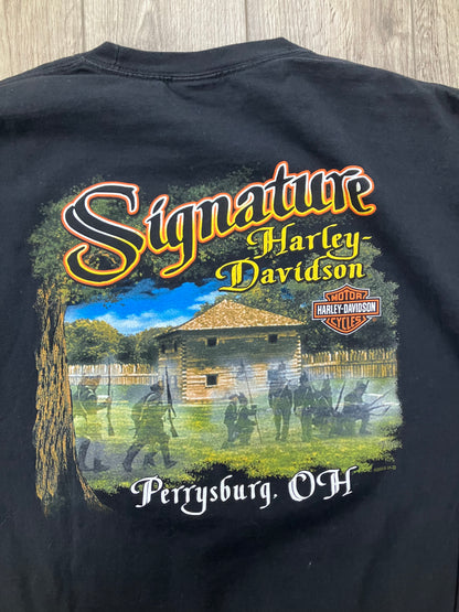 Harley Davidson Skull Longsleeve Tee Size XL