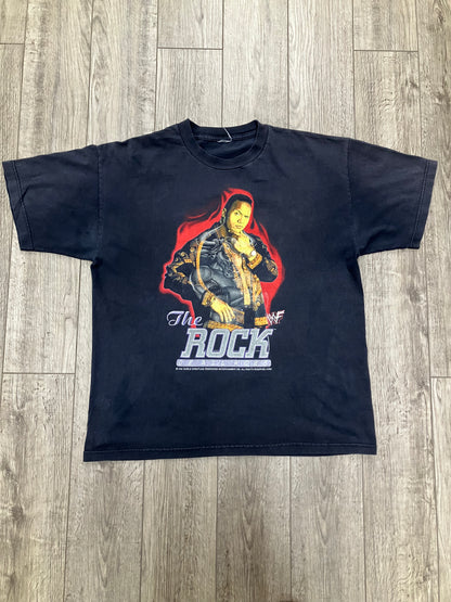 Vintage 2000 WWF The Rock of All Ages Tee Size XL