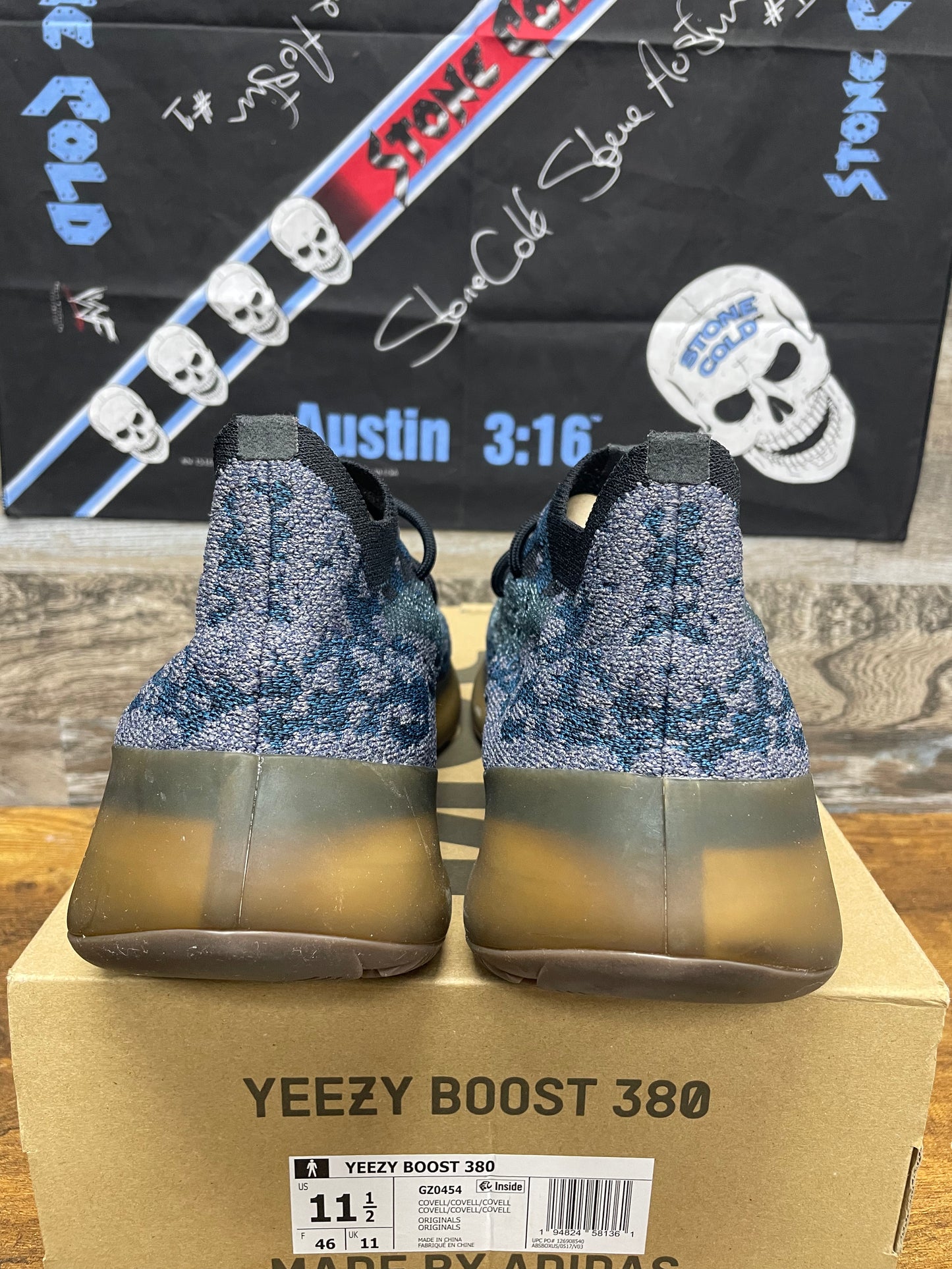 11.5-Adidas Yeezy Boost 380 Covellite