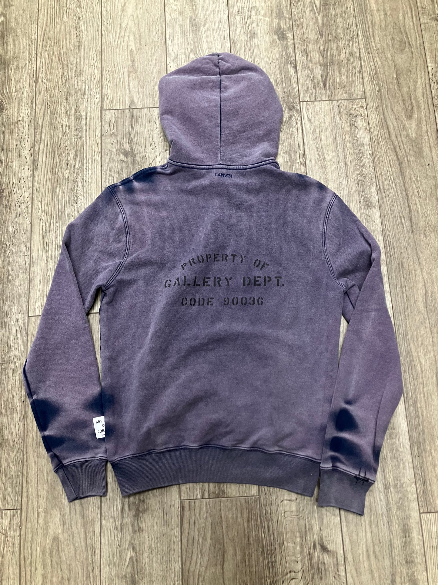 Lanvin X Gallery Dept. Logo Hoodie Size M