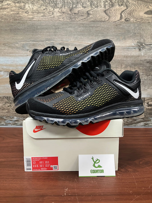 Nike Air Max 2013 Stussy Black Size 12