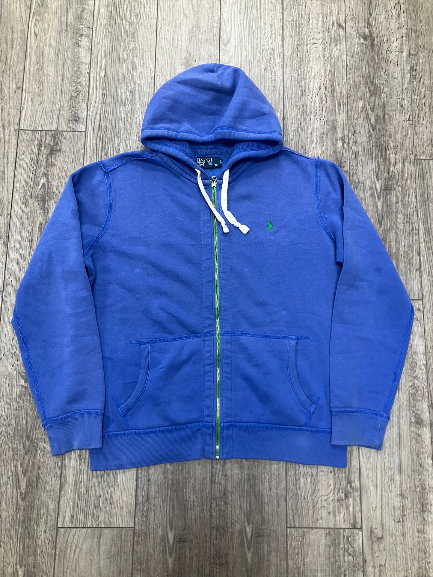 Polo Ralph Lauren Blue Full Zip Hoodie Size XL
