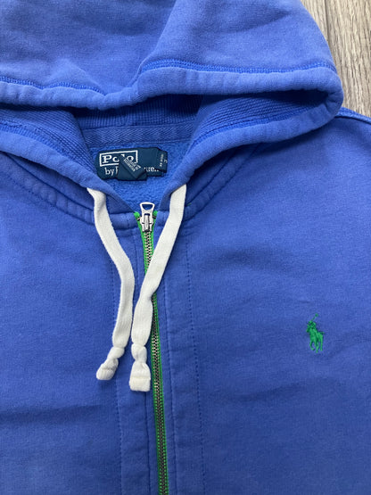Polo Ralph Lauren Blue Full Zip Hoodie Size XL