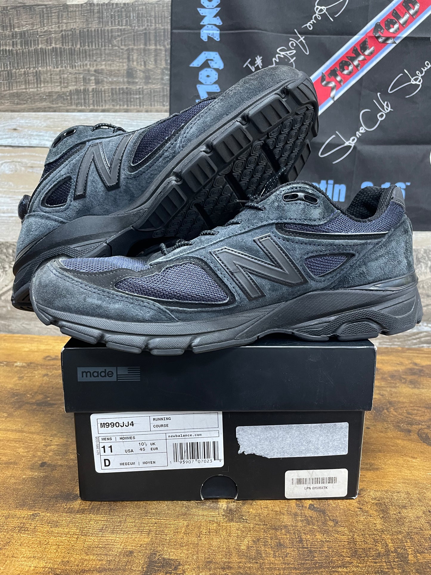 11 - New Balance 990v4 JJJound Navy