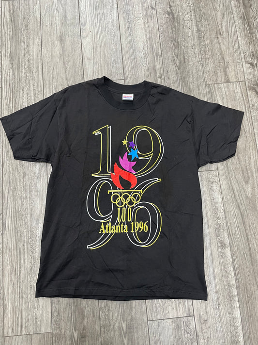 L-Vintage Atlanta 1996 Olympics Black Shirt