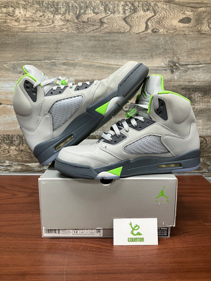 Jordan 5 Green Bean Size 12