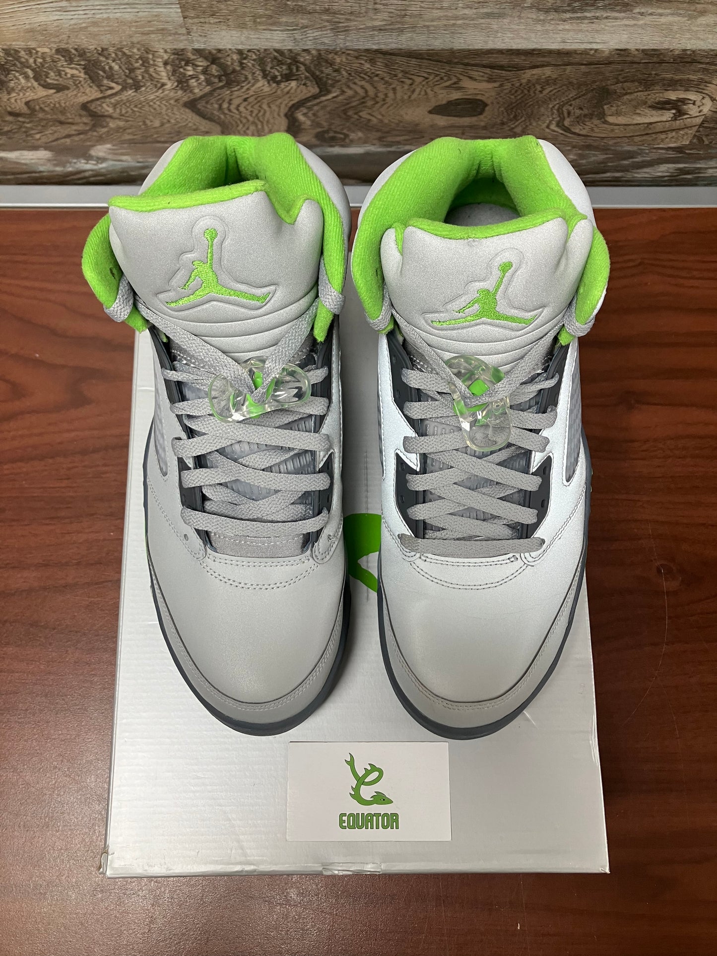 Jordan 5 Green Bean Size 12