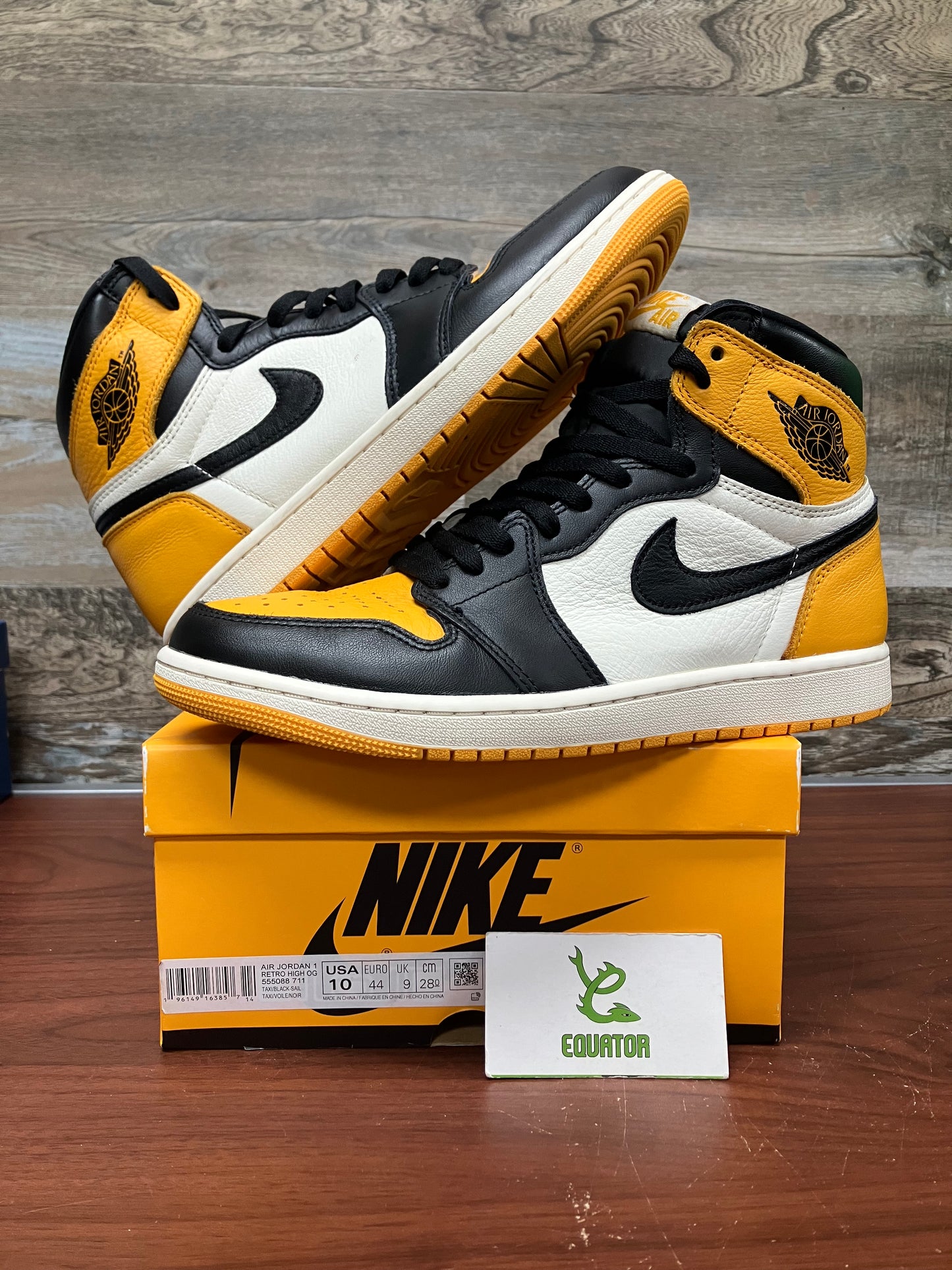 Jordan 1 Retro High OG Taxi Size 10