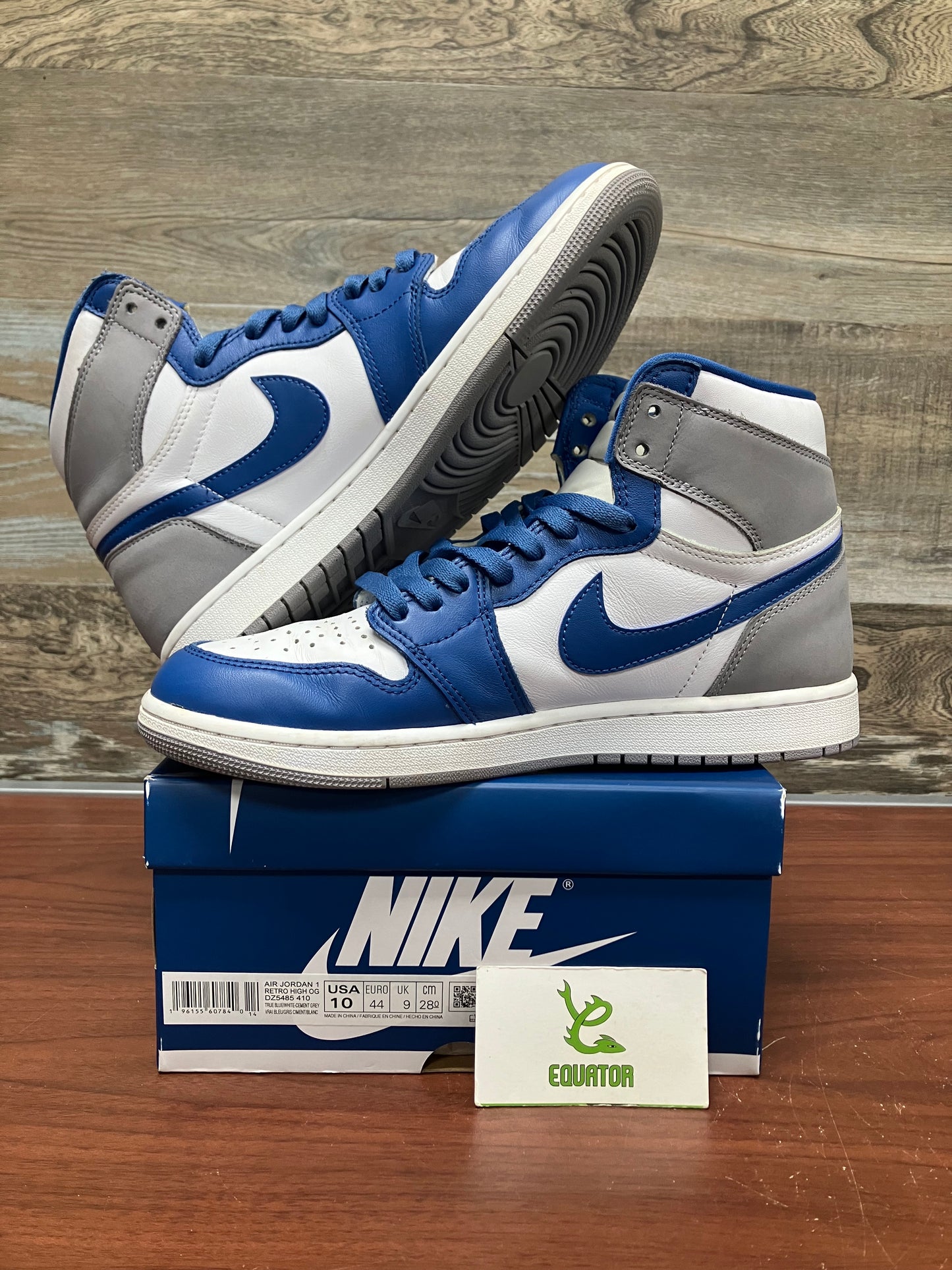 Jordan 1 Retro High OG True Blue Size 10