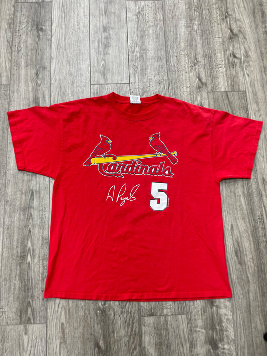 Vintage 2004 Cardinals Albert Pujols Tee Size Large