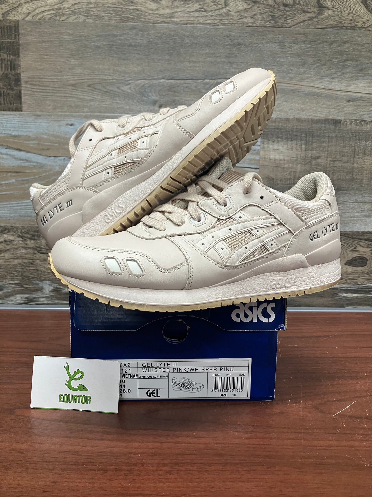 ASICS Gel-Lyte III Whisper Pink Size 10