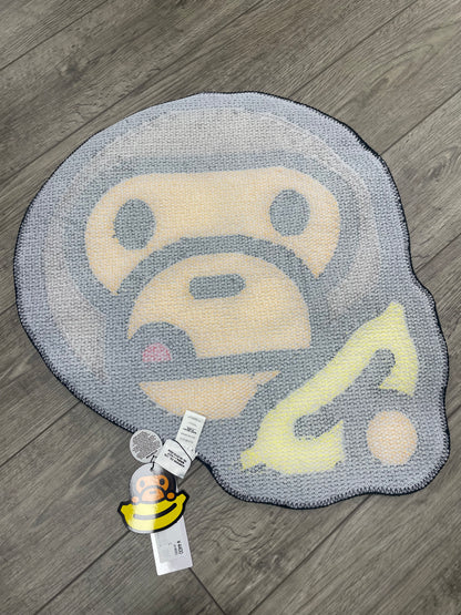 BAPE Baby Milo Face Banana Rug