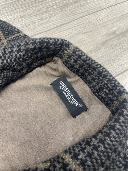 2/M-Undercover Wool Check Knit Jacket