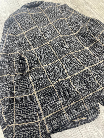 2/M-Undercover Wool Check Knit Jacket