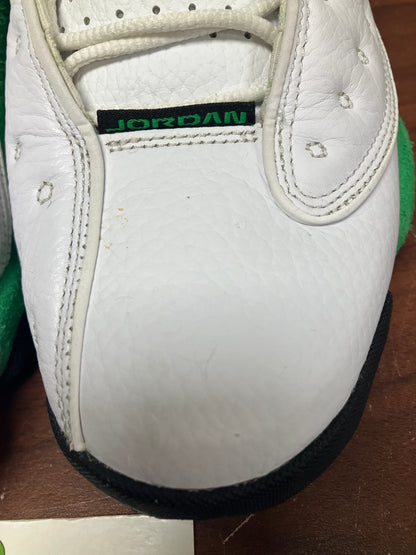 Jordan 13 Retro White Lucky Green Size 11