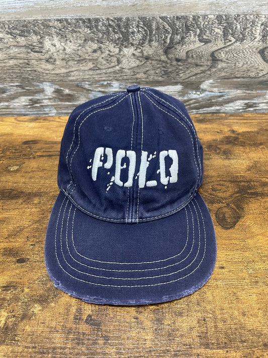 OS-Polo Ralph Lauren Distressed Logo Baseball Cap