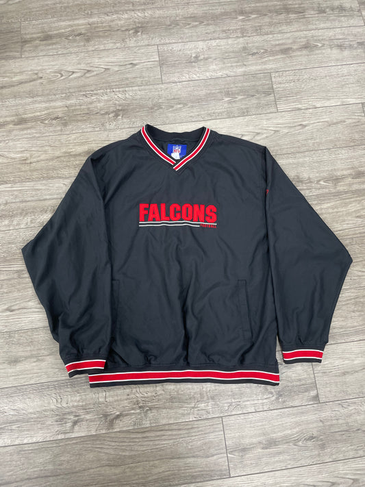 Atlanta Falcons Reebok Pullover Lightweight Jacket Size XL