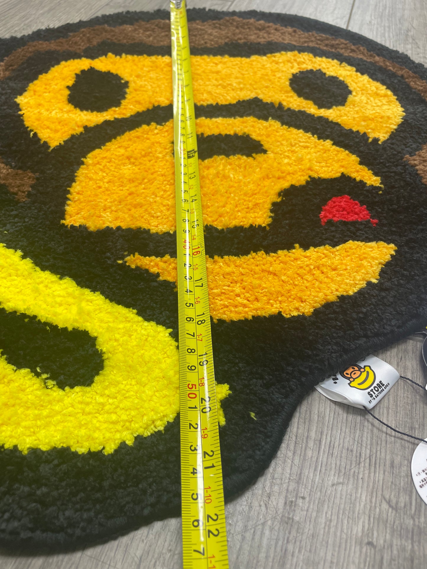 BAPE Baby Milo Face Banana Rug