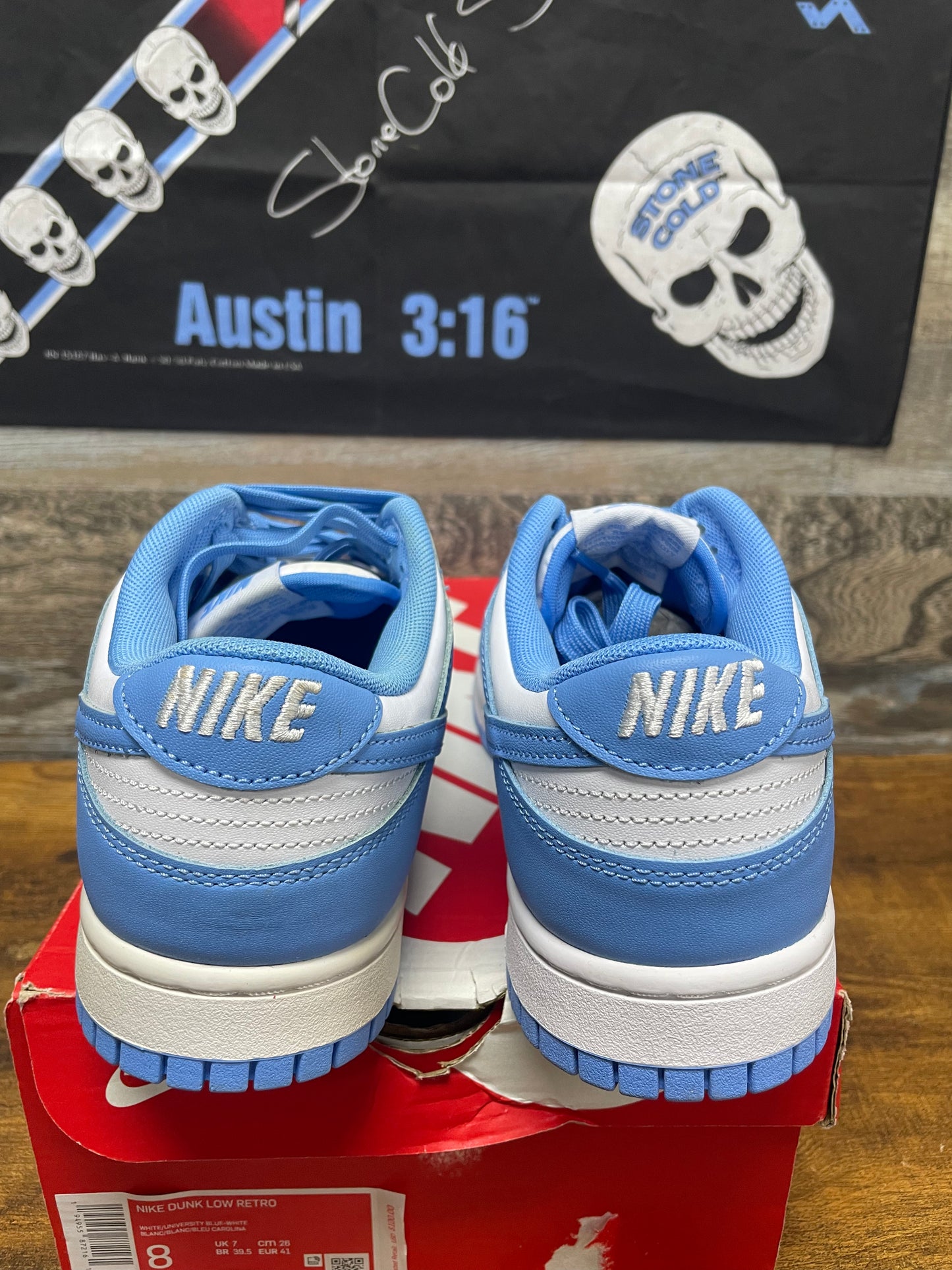 8-Nike Dunk Low University Blue