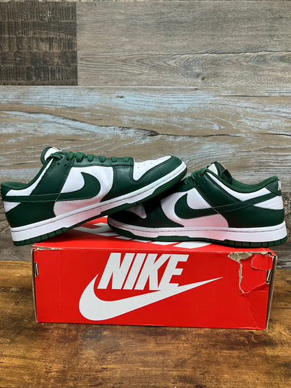8.5-Nike Dunk Low Michigan State