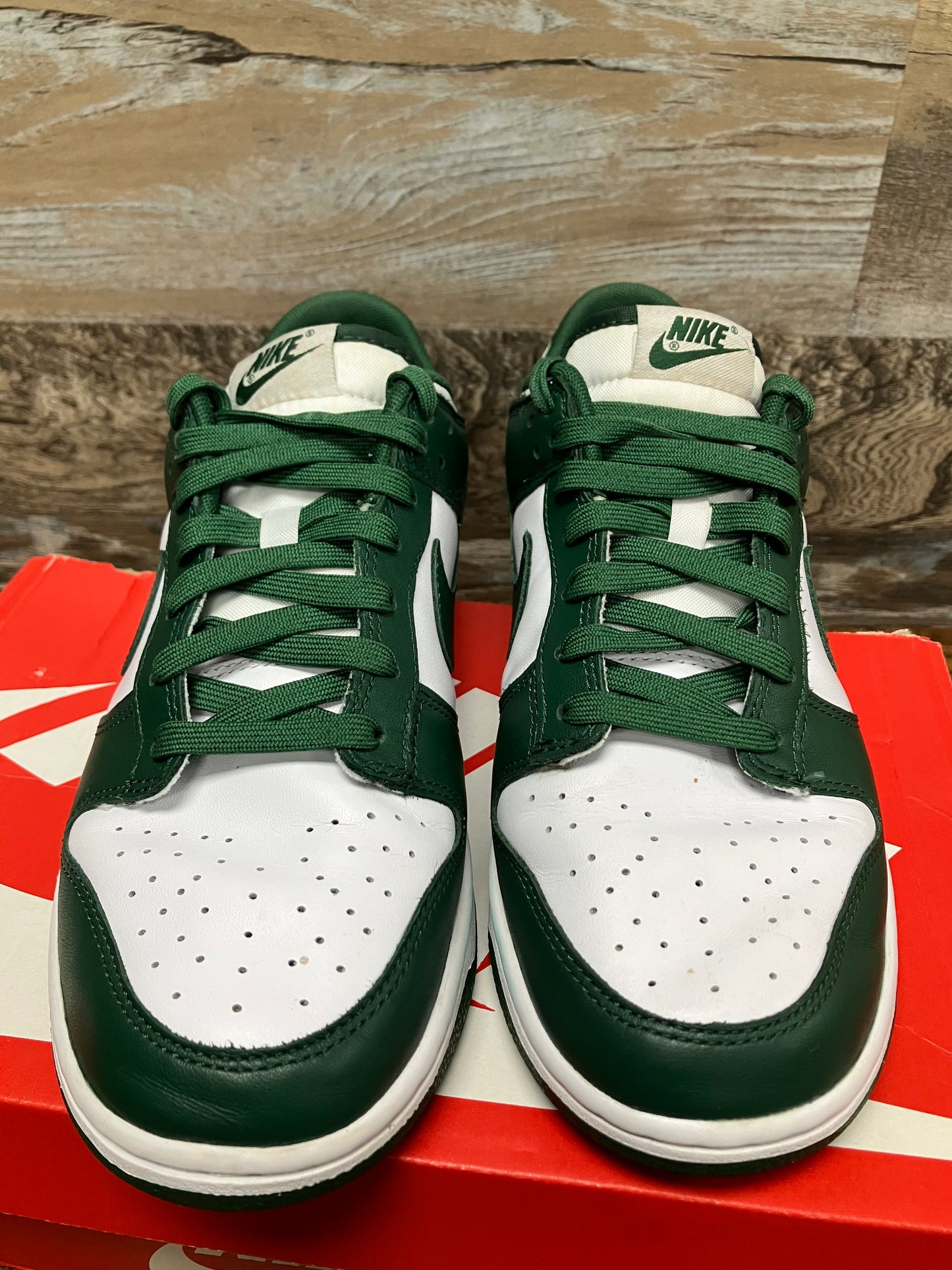 8.5-Nike Dunk Low Michigan State