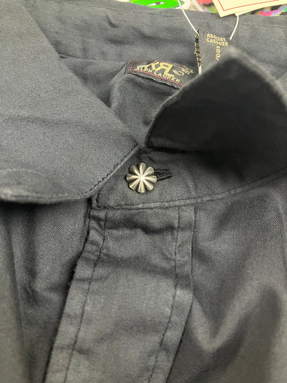 L-RRL Cotton/Twill Western Black Long Sleeve