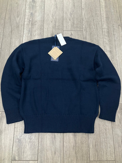 L-Polo Ralph Lauren New York Yankees Navy Knit Sweater