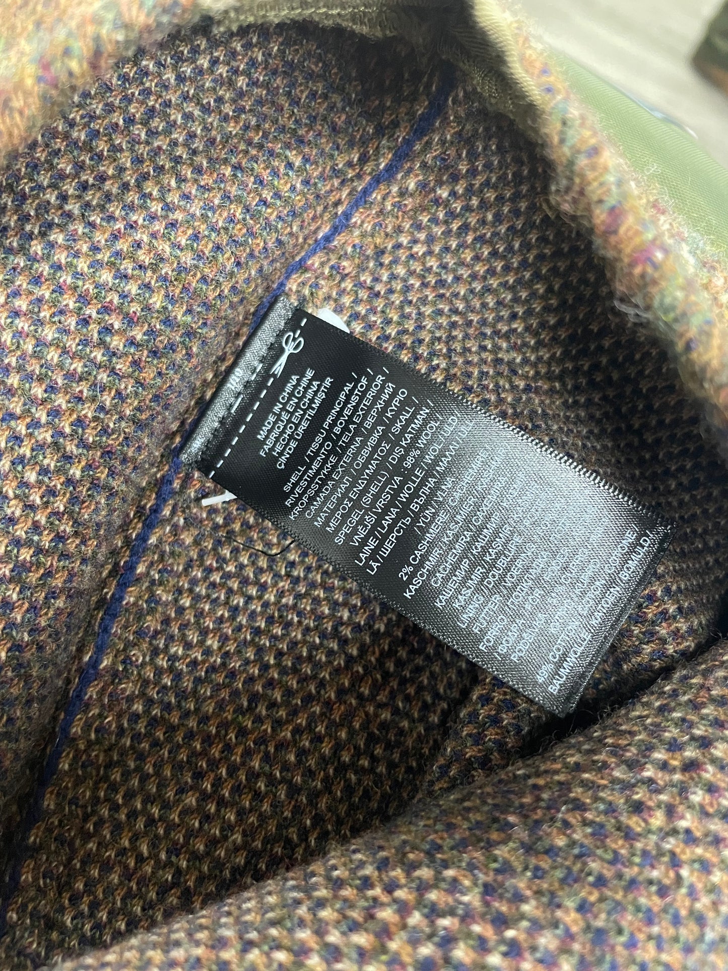 M-RRL Plaid Wool-Blend Olive Green Workshirt