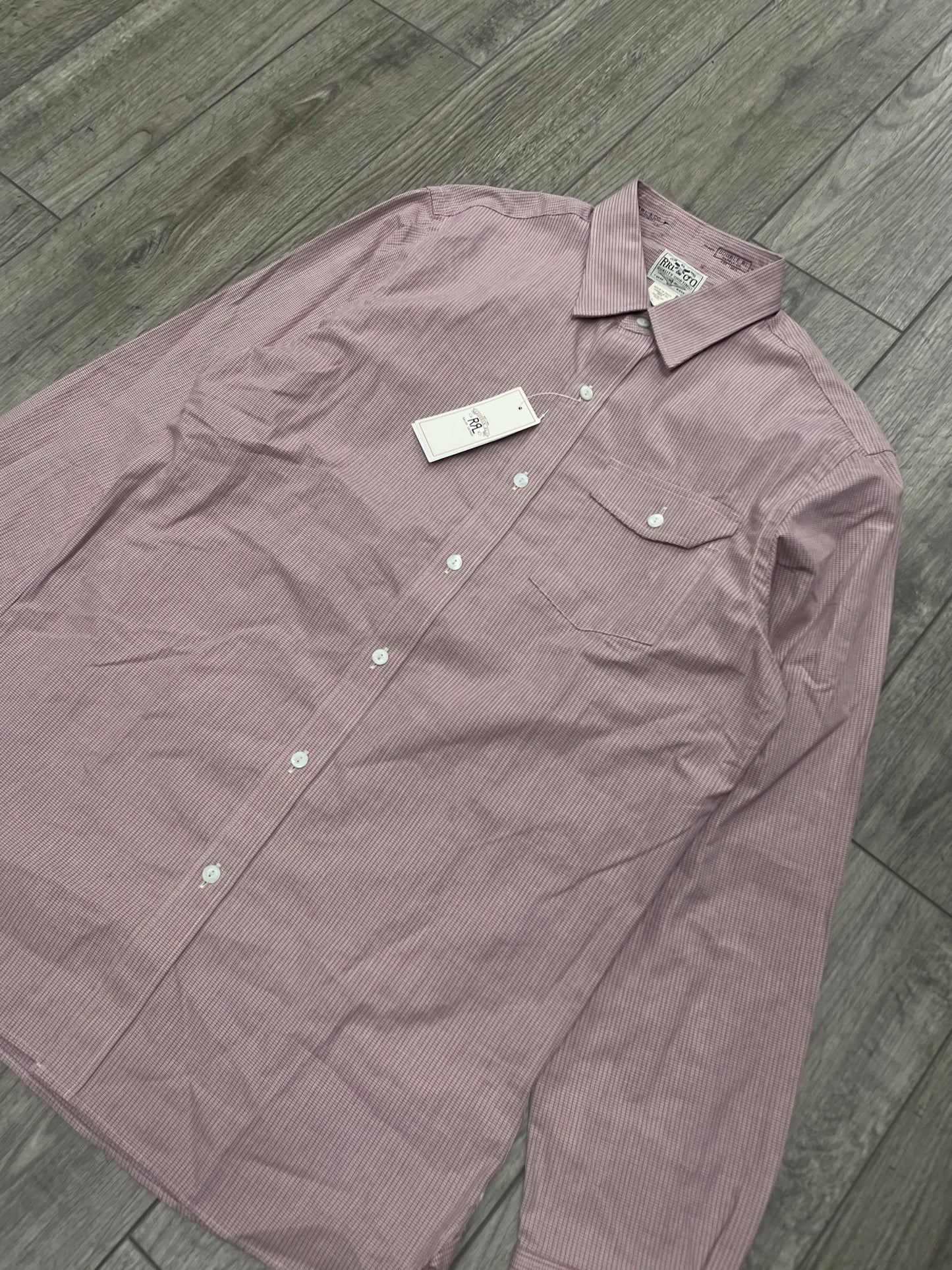 M-RRL Red Eli Dress Shirt