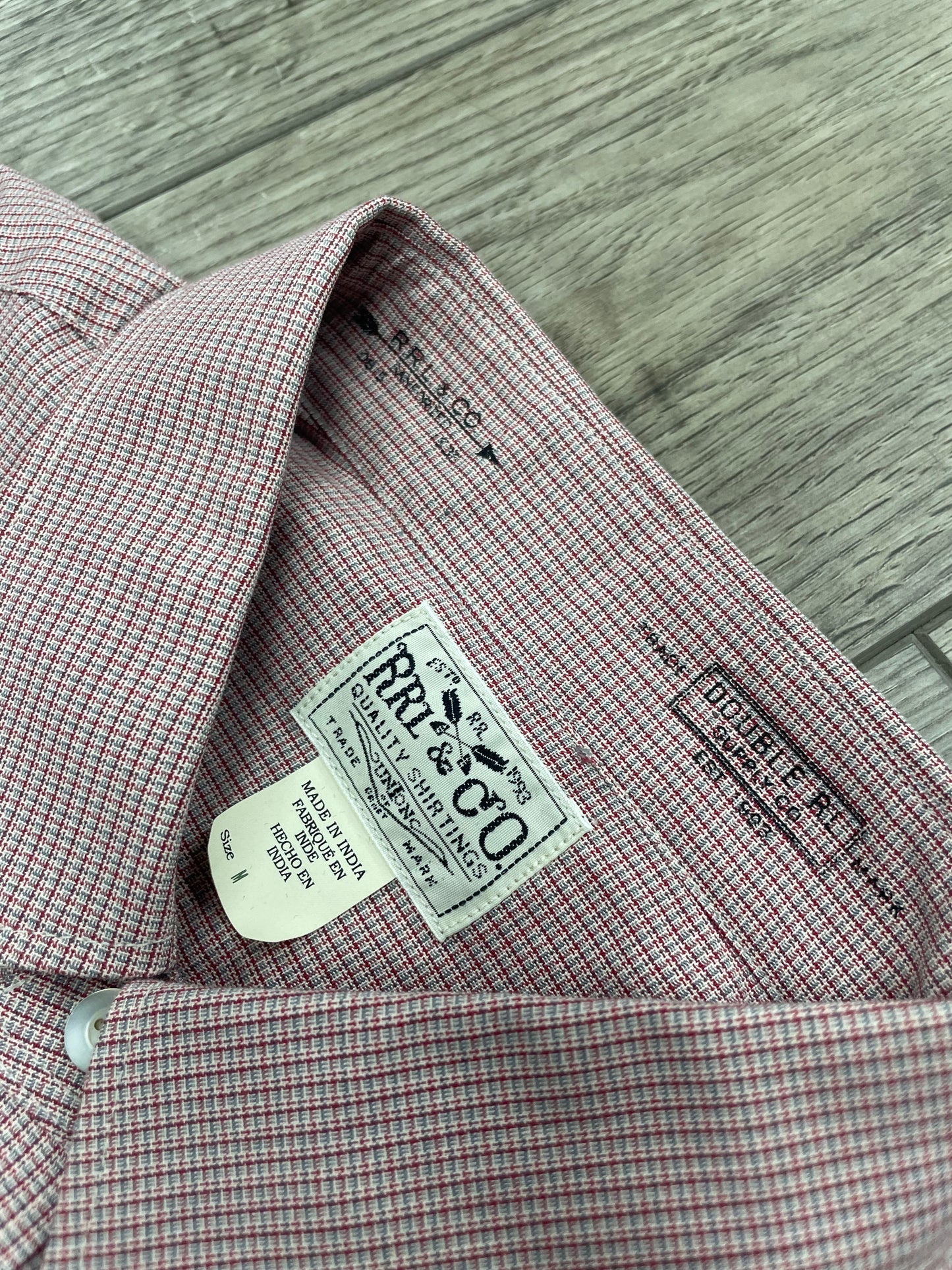 M-RRL Red Eli Dress Shirt