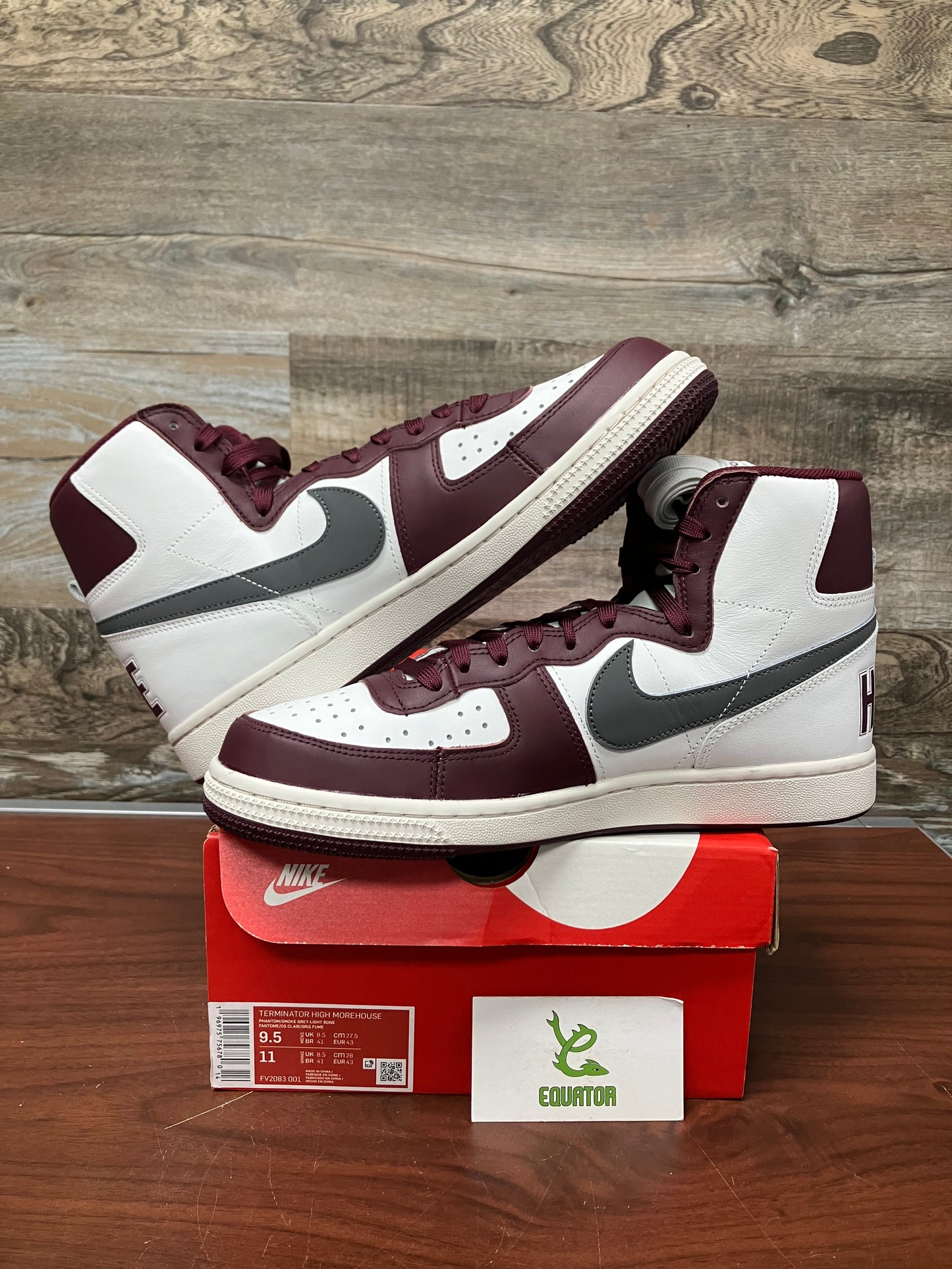 Nike Terminator High MoreHouse College Size 9.5