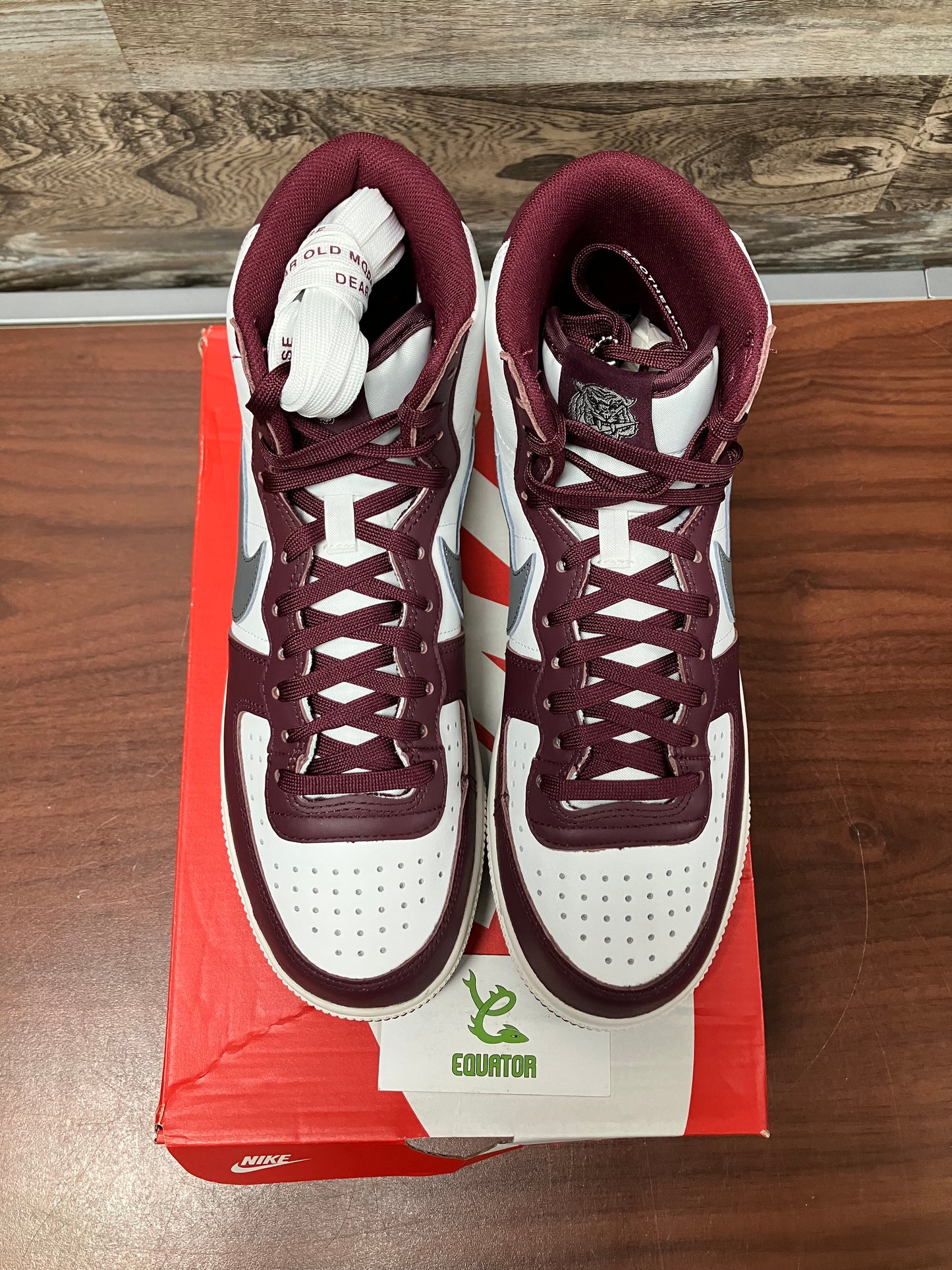 Nike Terminator High MoreHouse College Size 9.5