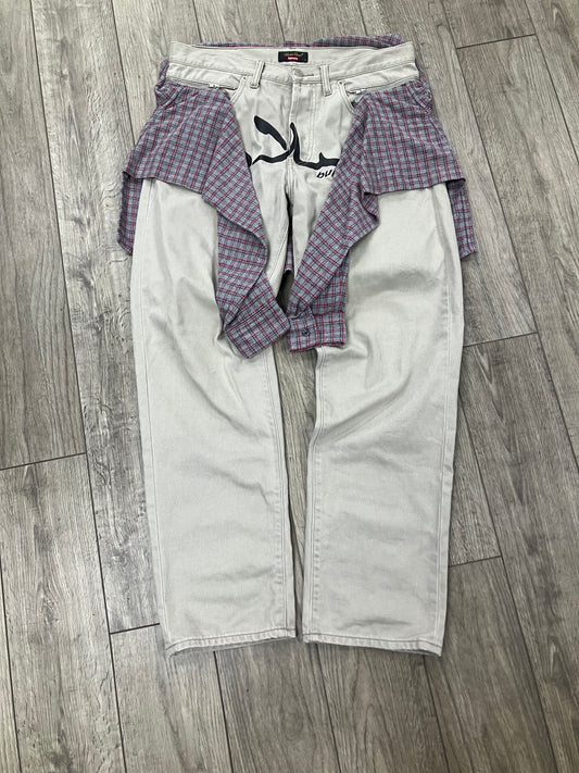 32-Undercover Supreme Layered Flannel Pants