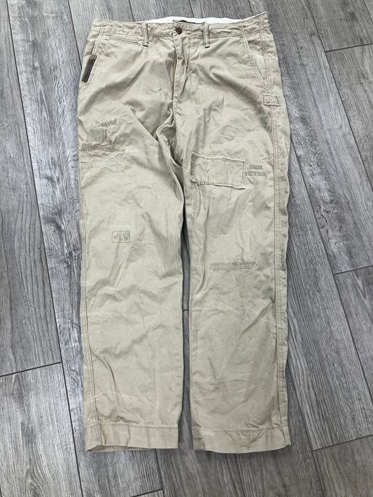 33-Polo Ralph Lauren Distressed  Patchwork Chino Pants