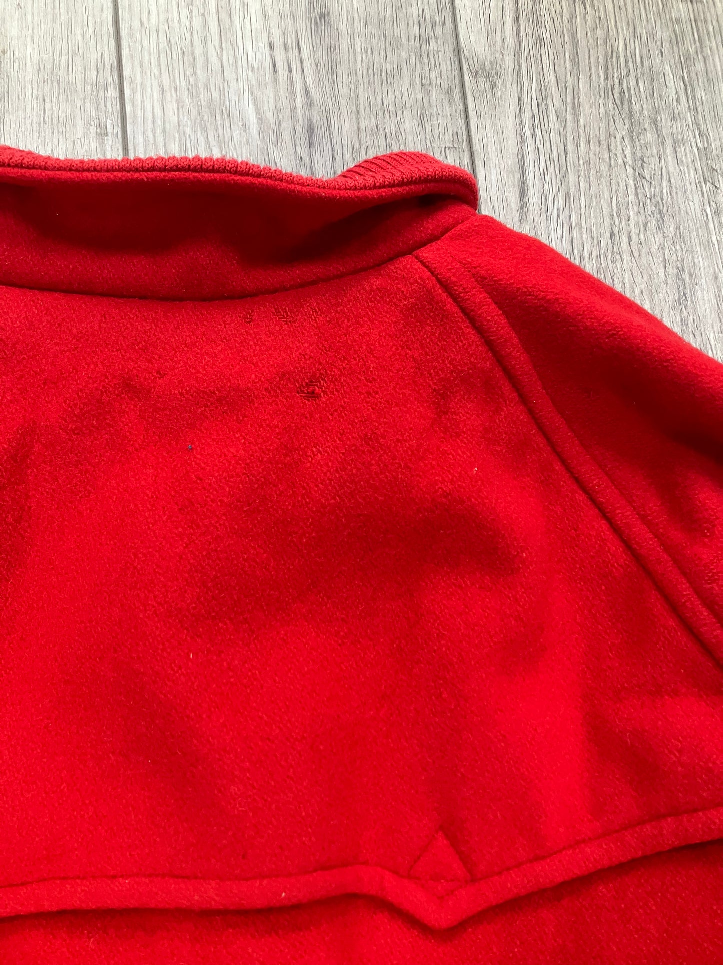 XL-Vintage Polo Ralph Lauren Red Wool Bomber Jacket